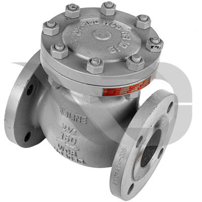 Válvula Check de Columpio Cuerpo de Acero al Carbón WCB ANSI Clase 150/ 300 / 600