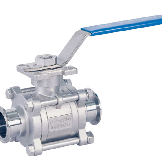 Válvula de Bola Sanitaria de Diseño de 3 Piezas. Fig. 77